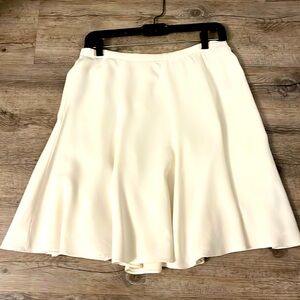 Karen Millen flare fully lined white midi skirt, sz.8